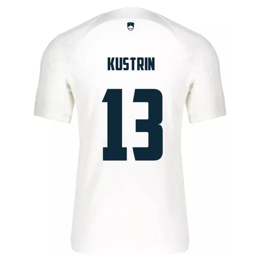 Danxen Kid Slovenia Zala Kuštrin #13 White Home Jersey 24-26 T-Shirt