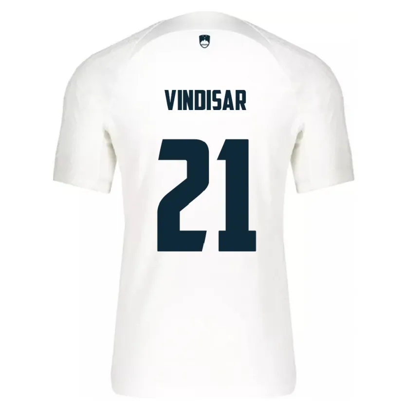 Danxen Kid Slovenia Zala Vindišar #21 White Home Jersey 24-26 T-Shirt