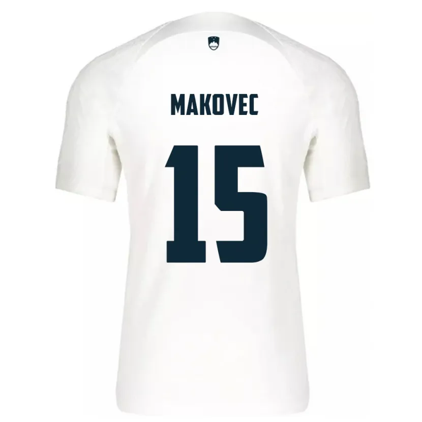 Danxen Kid Slovenia Sara Makovec #15 White Home Jersey 24-26 T-Shirt