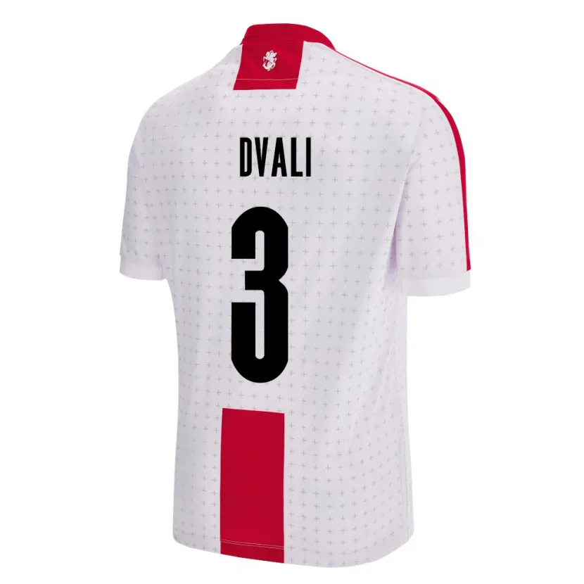 Danxen Kid Georgia Lasha Dvali #3 White Home Jersey 24-26 T-Shirt