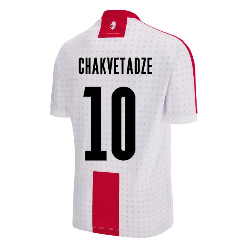 Danxen Kid Georgia Giorgi Chakvetadze #10 White Home Jersey 24-26 T-Shirt