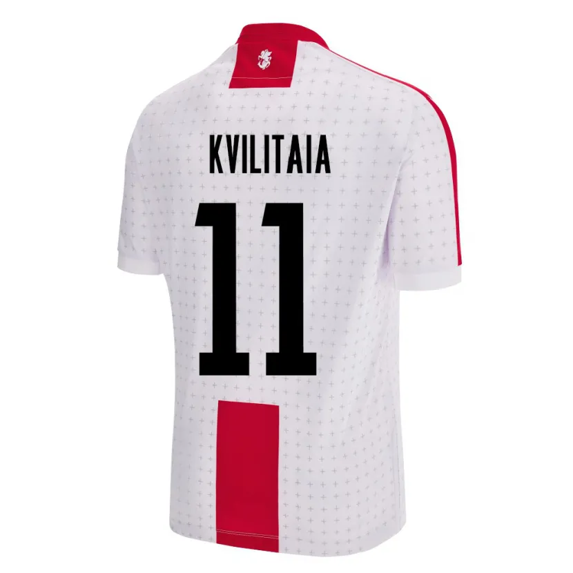 Danxen Kid Georgia Giorgi Kvilitaia #11 White Home Jersey 24-26 T-Shirt