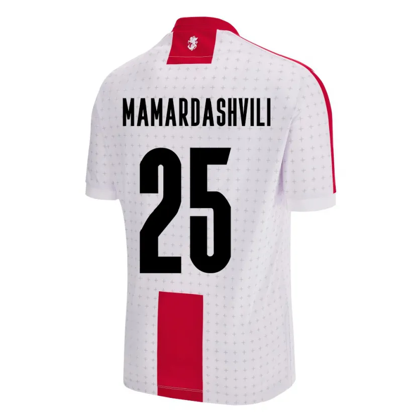 Danxen Kid Georgia Giorgi Mamardashvili #25 White Home Jersey 24-26 T-Shirt