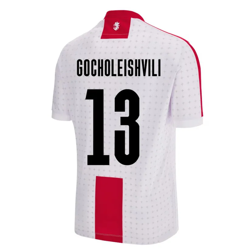 Danxen Kid Georgia Giorgi Gocholeishvili #13 White Home Jersey 24-26 T-Shirt