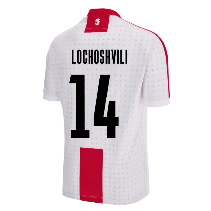 Danxen Kid Georgia Luka Lochoshvili #14 White Home Jersey 24-26 T-Shirt