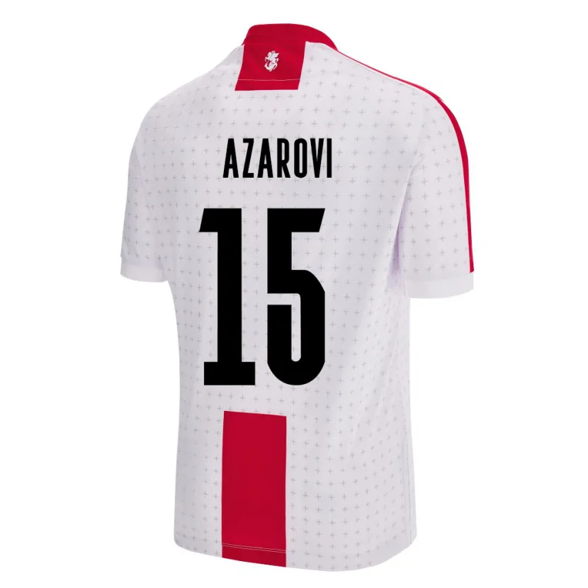 Danxen Kid Georgia Irakli Azarovi #15 White Home Jersey 24-26 T-Shirt