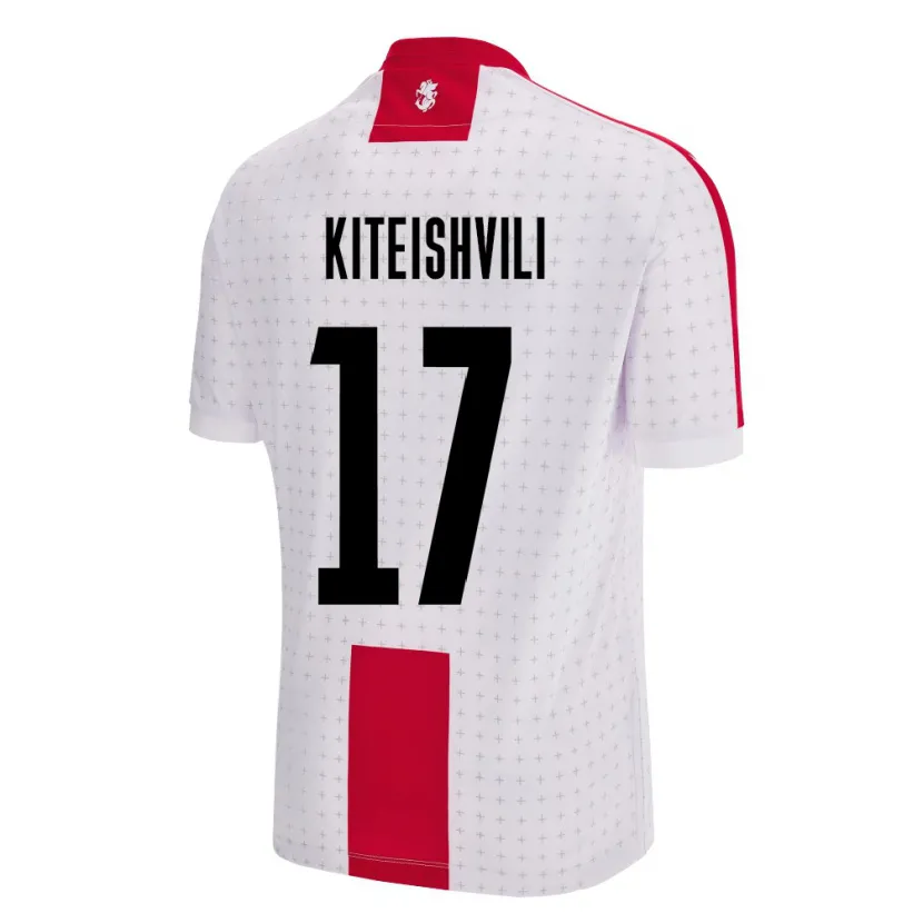 Danxen Kid Georgia Otar Kiteishvili #17 White Home Jersey 24-26 T-Shirt