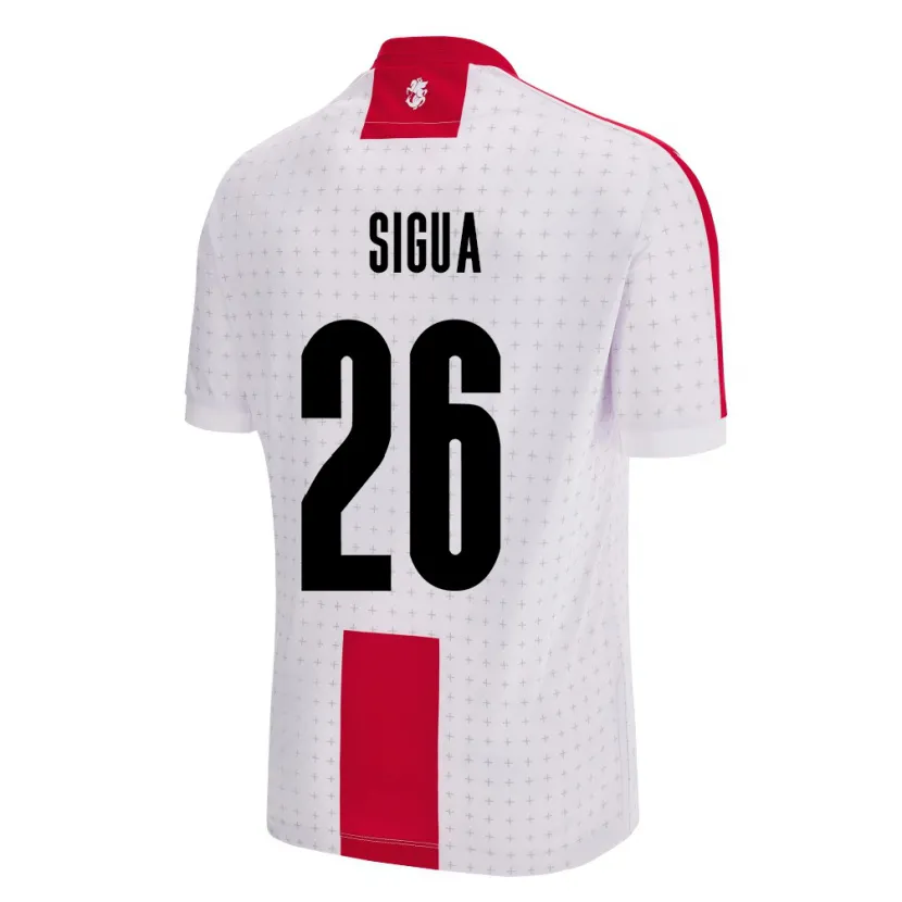 Danxen Kid Georgia Gabriel Sigua #26 White Home Jersey 24-26 T-Shirt