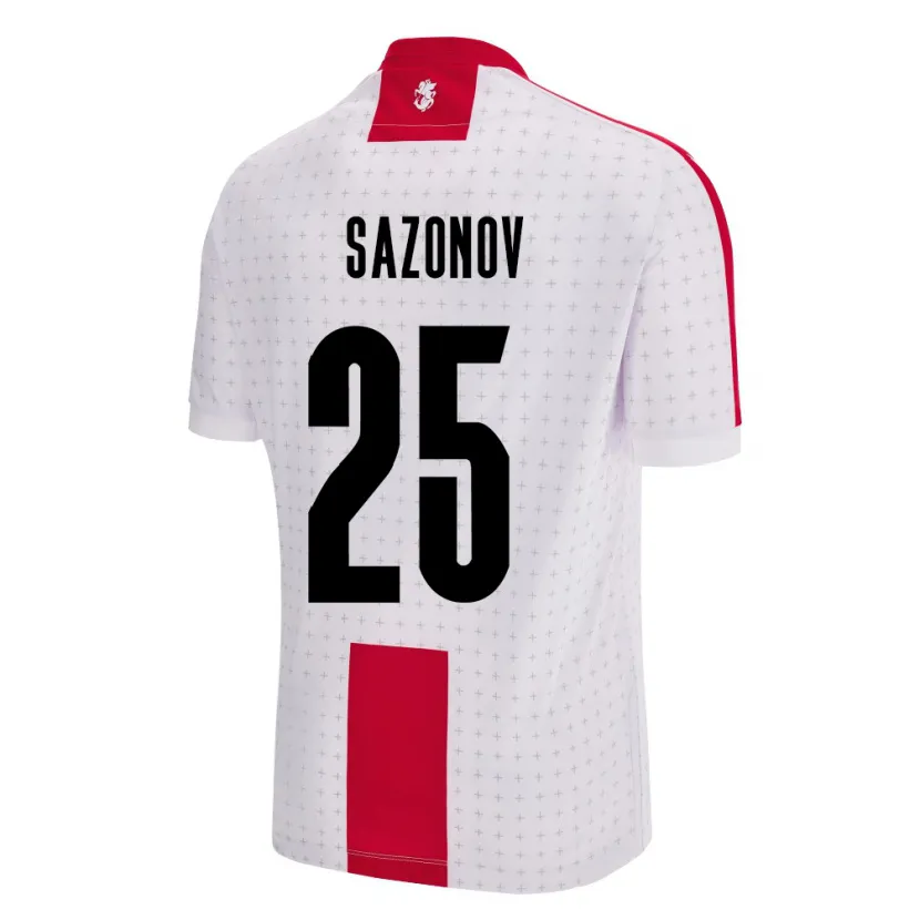 Danxen Kid Georgia Saba Sazonov #25 White Home Jersey 24-26 T-Shirt