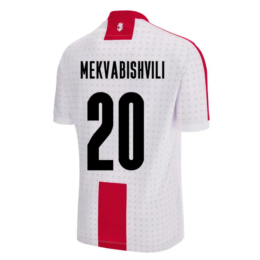 Danxen Kid Georgia Anzor Mekvabishvili #20 White Home Jersey 24-26 T-Shirt