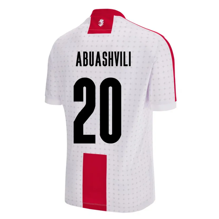 Danxen Kid Georgia Giorgi Abuashvili #20 White Home Jersey 24-26 T-Shirt