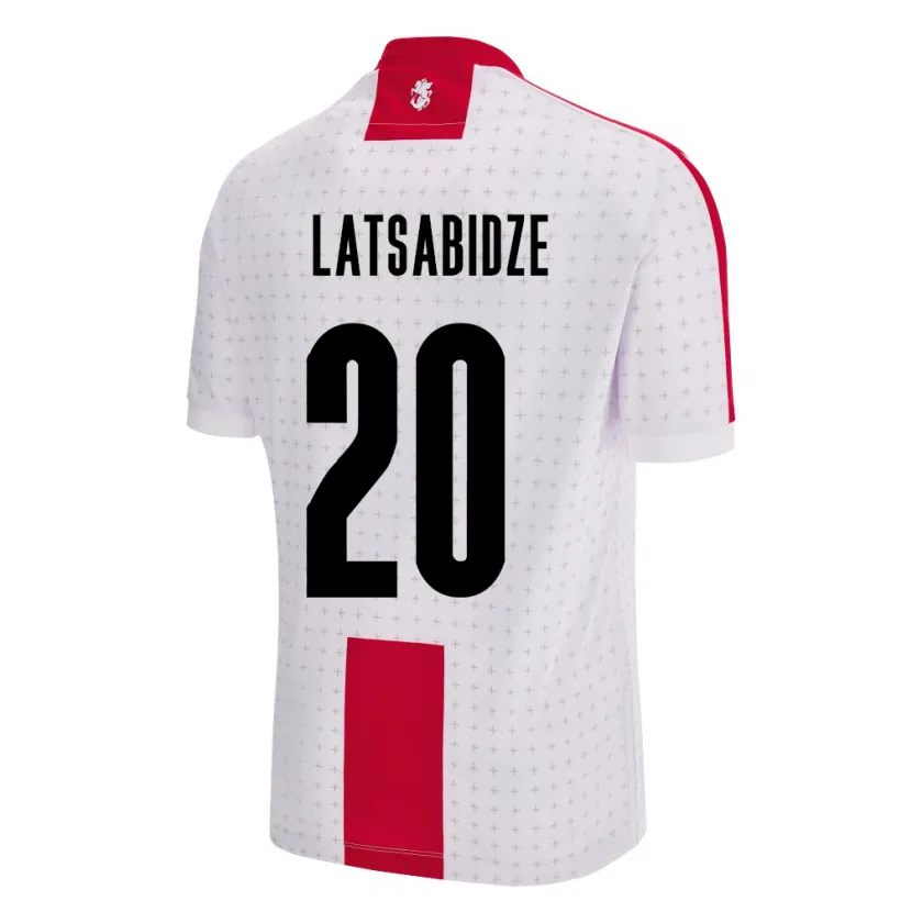 Danxen Kid Georgia Luka Latsabidze #20 White Home Jersey 24-26 T-Shirt