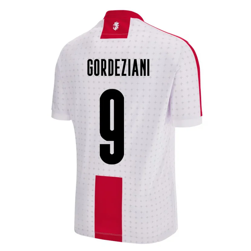 Danxen Kid Georgia Vasilios Gordeziani #9 White Home Jersey 24-26 T-Shirt