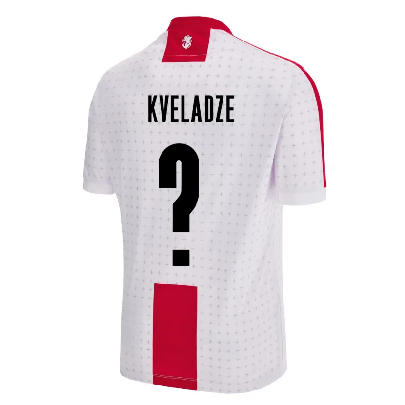 Danxen Kid Georgia Giorgi Kveladze #0 White Home Jersey 24-26 T-Shirt