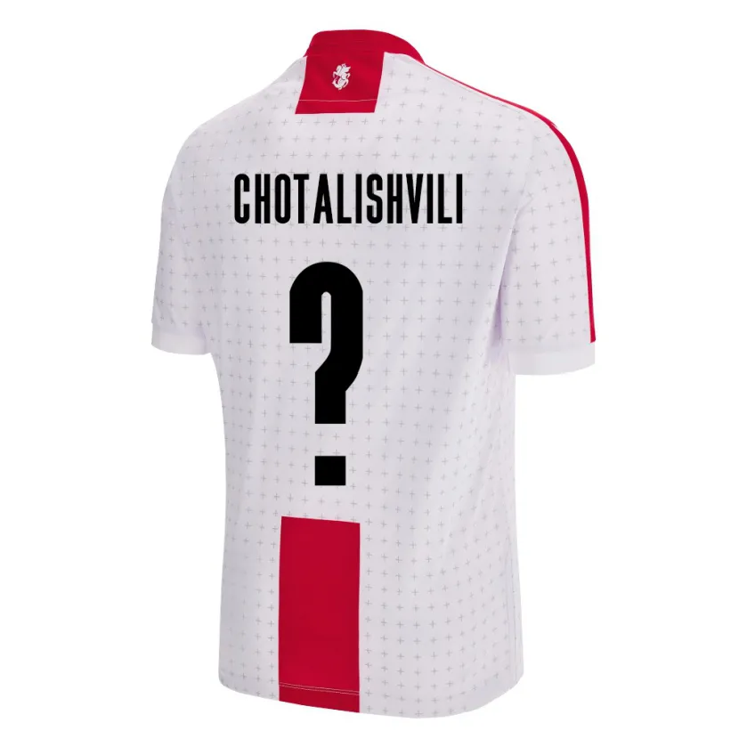 Danxen Kid Georgia Tsotne Chotalishvili #0 White Home Jersey 24-26 T-Shirt