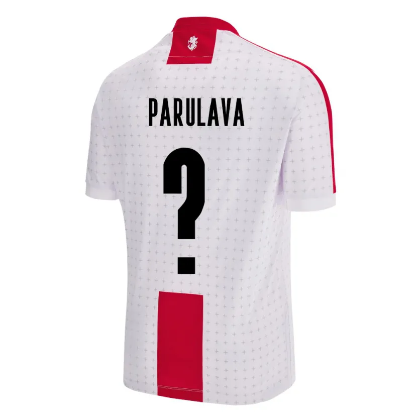 Danxen Kid Georgia Otar Parulava #0 White Home Jersey 24-26 T-Shirt