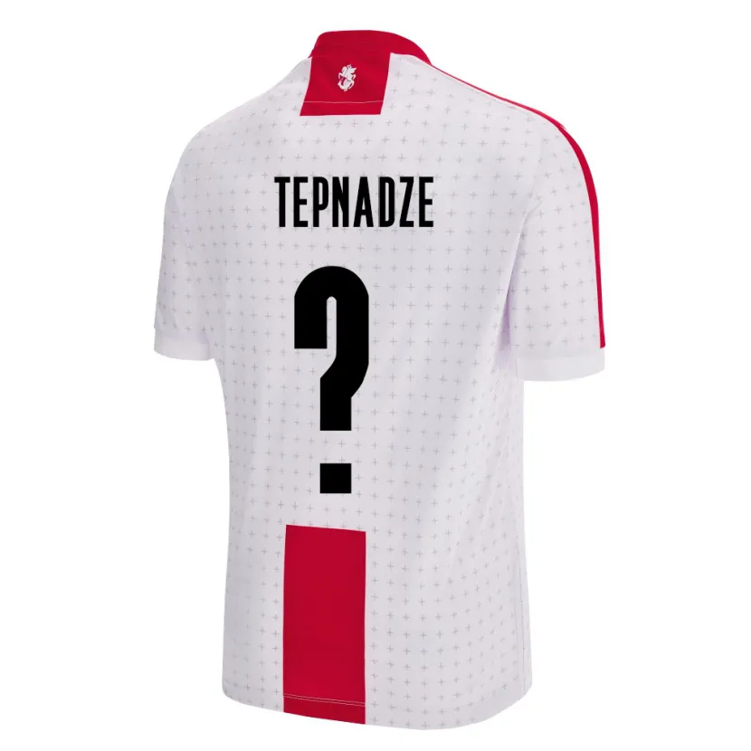 Danxen Kid Georgia Aleksandre Tepnadze #0 White Home Jersey 24-26 T-Shirt