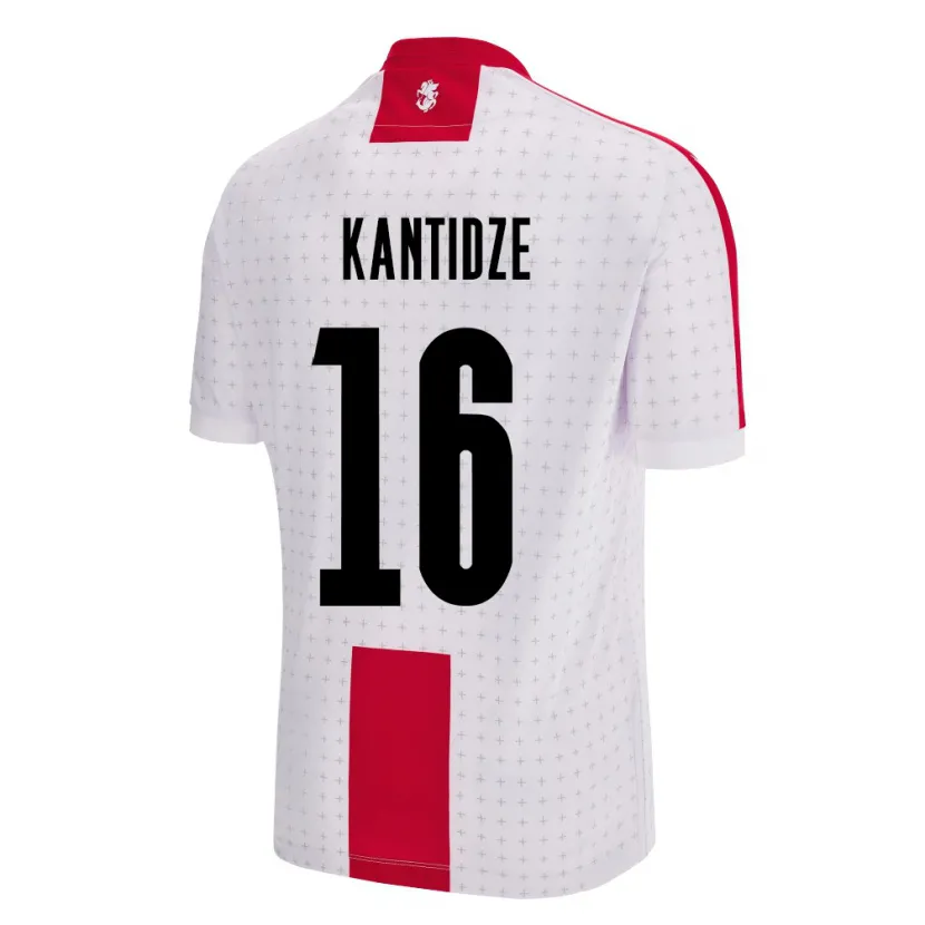 Danxen Kid Georgia Nikoloz Kantidze #16 White Home Jersey 24-26 T-Shirt