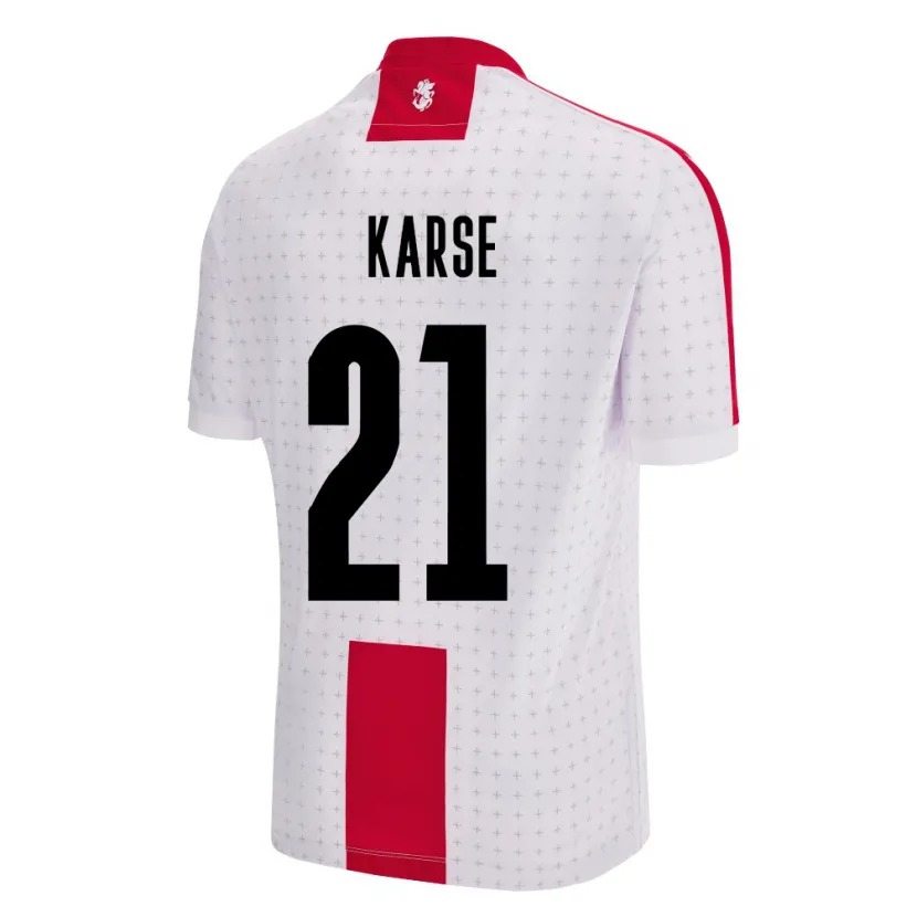 Danxen Kid Georgia Karse #21 White Home Jersey 24-26 T-Shirt