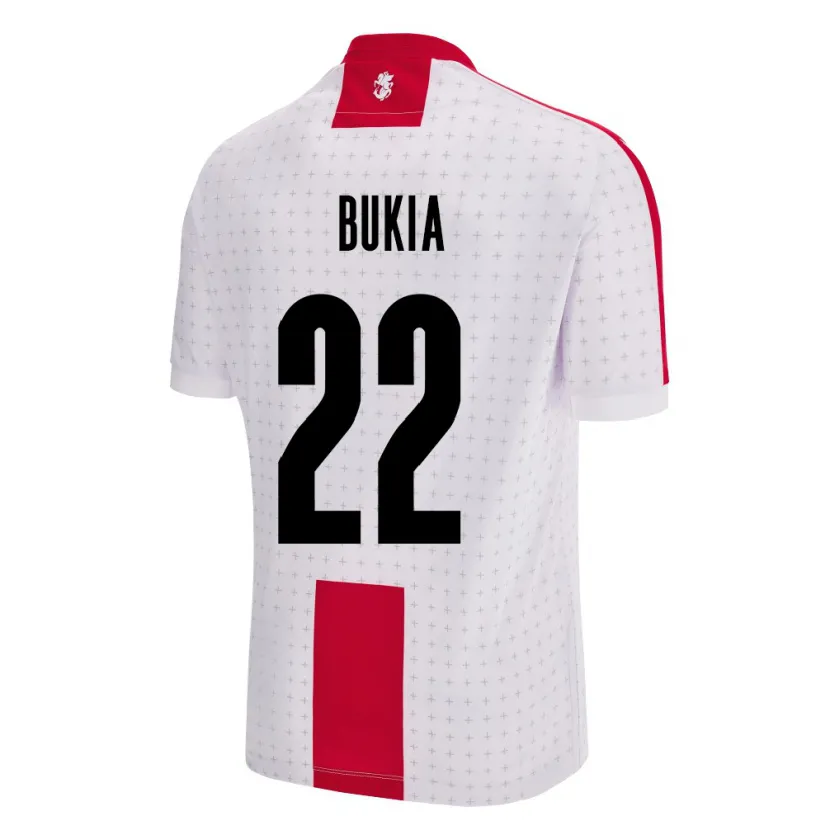 Danxen Kid Georgia Davit Bukia #22 White Home Jersey 24-26 T-Shirt