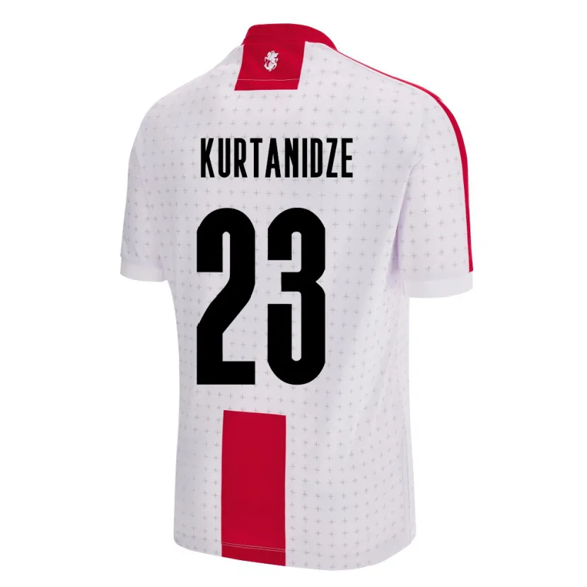 Danxen Kid Georgia Revaz Kurtanidze #23 White Home Jersey 24-26 T-Shirt