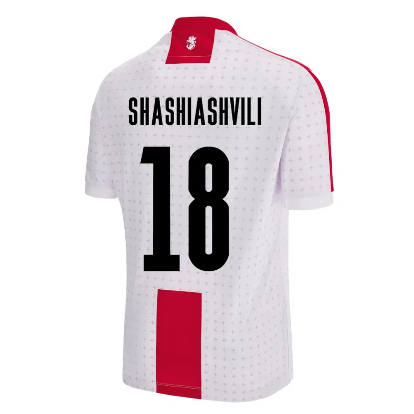 Danxen Kid Georgia Luka Shashiashvili #18 White Home Jersey 24-26 T-Shirt