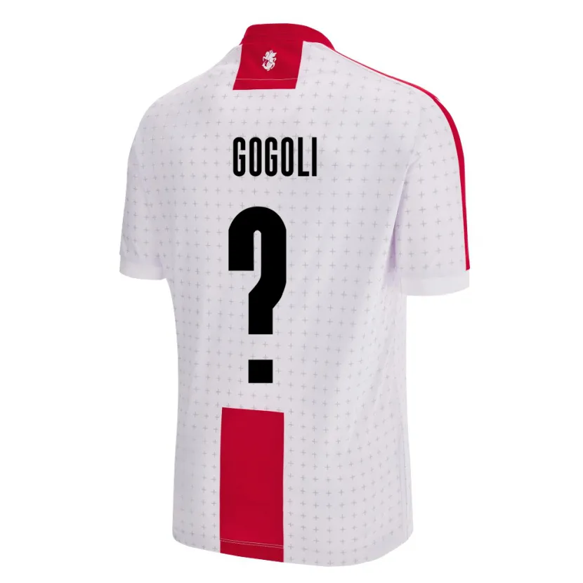 Danxen Kid Georgia Dachi Gogoli #0 White Home Jersey 24-26 T-Shirt