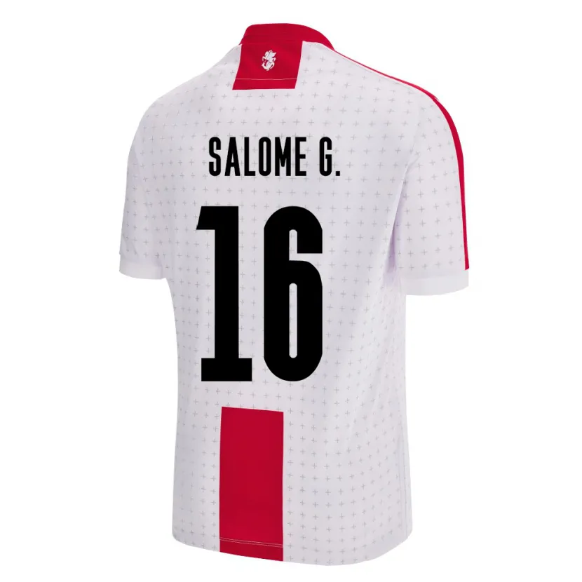 Danxen Kid Georgia Salome Gasviani #16 White Home Jersey 24-26 T-Shirt