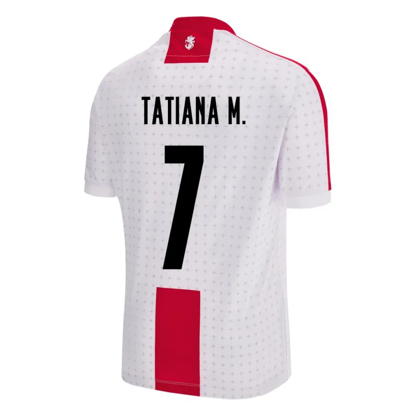 Danxen Kid Georgia Tatiana Matveeva #7 White Home Jersey 24-26 T-Shirt