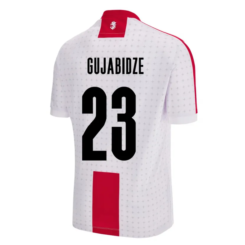 Danxen Kid Georgia Nino Gujabidze #23 White Home Jersey 24-26 T-Shirt