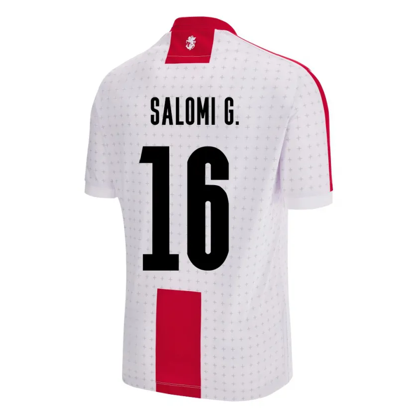 Danxen Kid Georgia Salomi Gasviani #16 White Home Jersey 24-26 T-Shirt