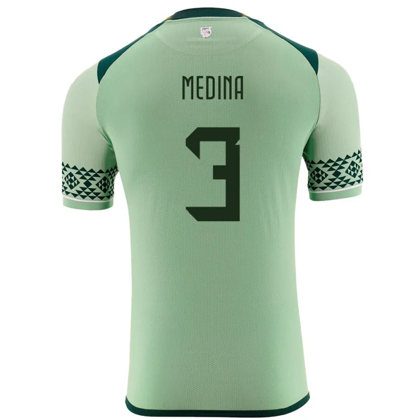 Danxen Kid Bolivia Diego Medina #3 Light Green Home Jersey 24-26 T-Shirt