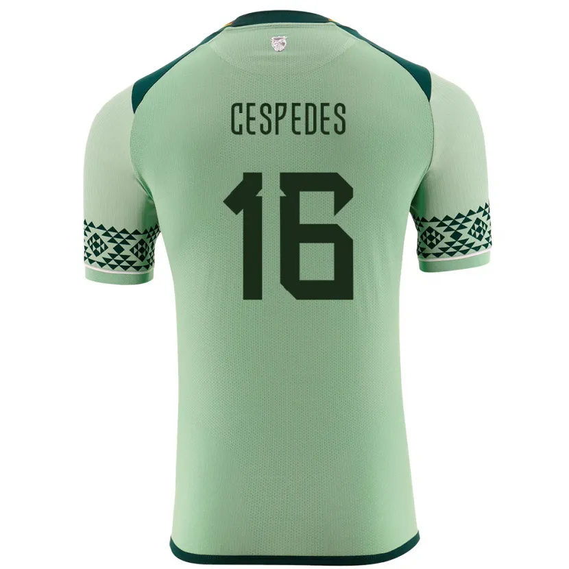 Danxen Kid Bolivia Boris Céspedes #16 Light Green Home Jersey 24-26 T-Shirt