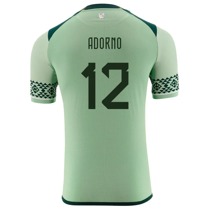 Danxen Kid Bolivia Carlos Adorno #12 Light Green Home Jersey 24-26 T-Shirt