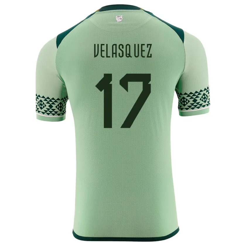 Danxen Kid Bolivia Jhon Velásquez #17 Light Green Home Jersey 24-26 T-Shirt