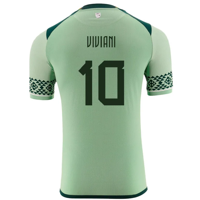 Danxen Kid Bolivia Leonardo Viviani #10 Light Green Home Jersey 24-26 T-Shirt