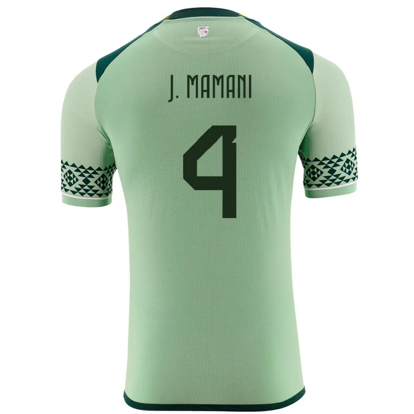 Danxen Kid Bolivia Jhylian Mary Mamani #4 Light Green Home Jersey 24-26 T-Shirt