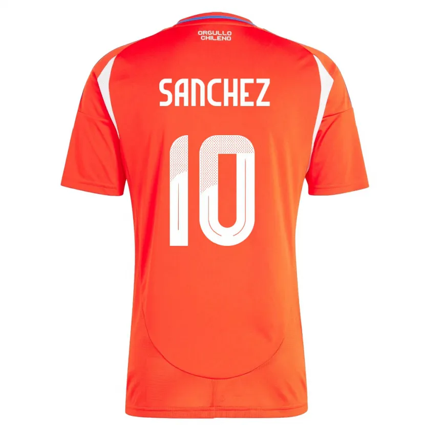 Danxen Kid Chile Alexis Sánchez #10 Red Home Jersey 24-26 T-Shirt