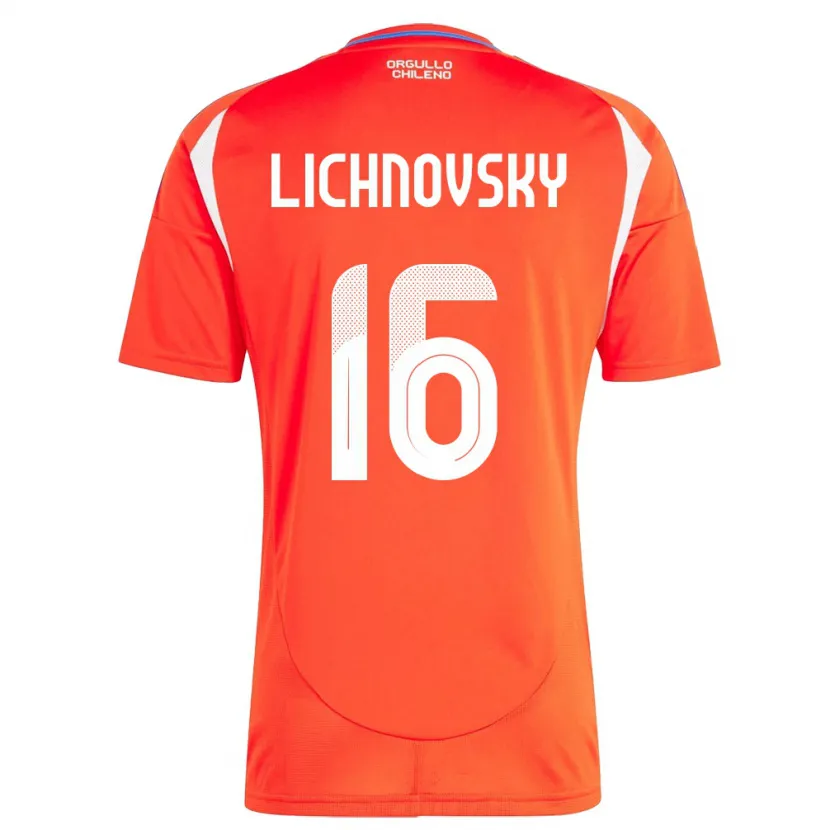 Danxen Kid Chile Igor Lichnovsky #16 Red Home Jersey 24-26 T-Shirt