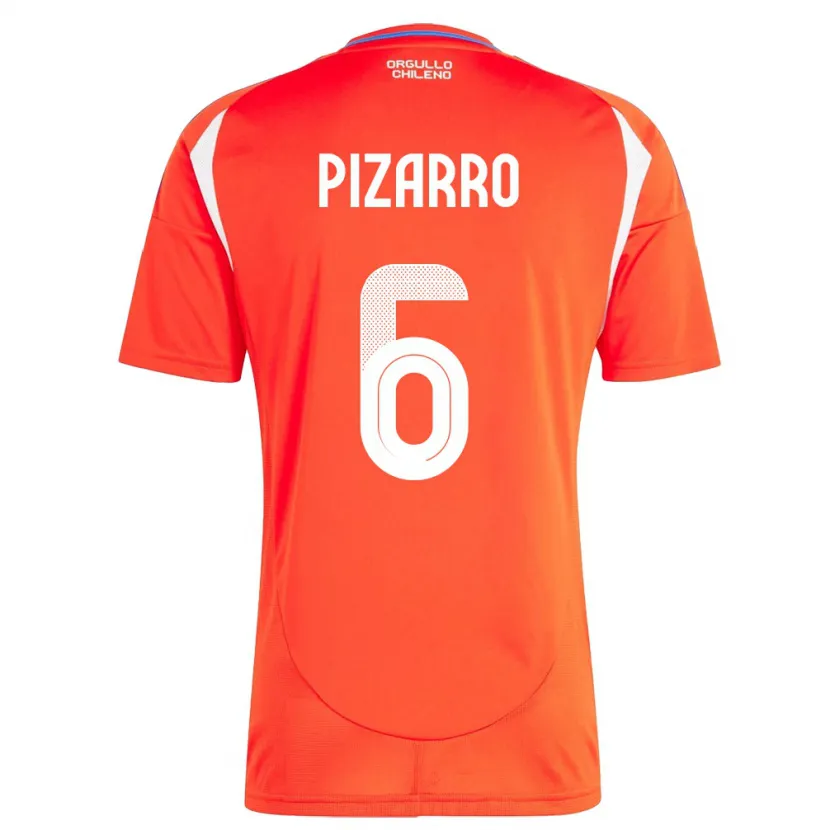 Danxen Kid Chile Vicente Pizarro #6 Red Home Jersey 24-26 T-Shirt