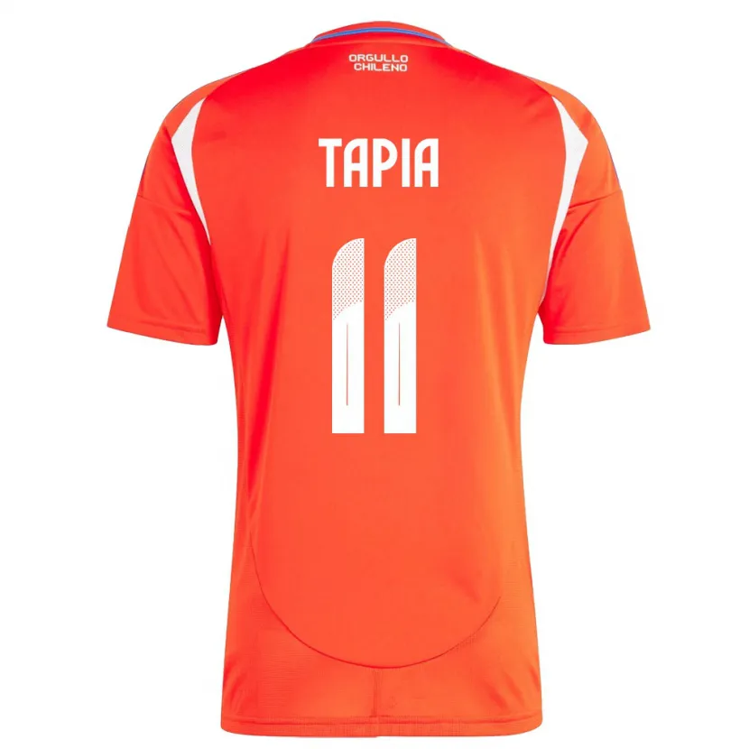 Danxen Kid Chile Gonzalo Tapia #11 Red Home Jersey 24-26 T-Shirt