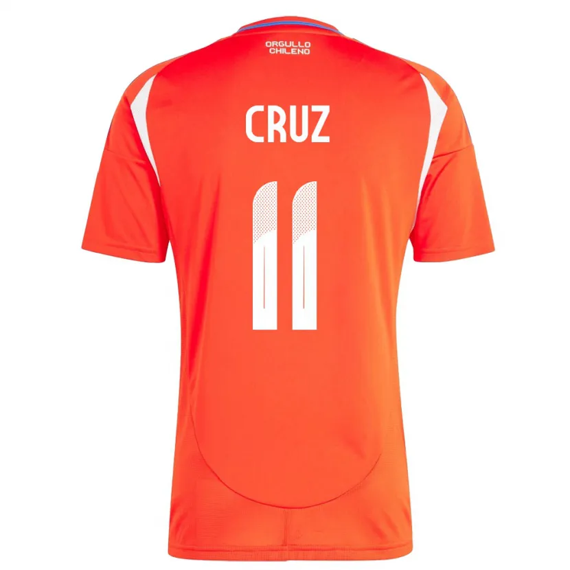 Danxen Kid Chile Joan Cruz #11 Red Home Jersey 24-26 T-Shirt