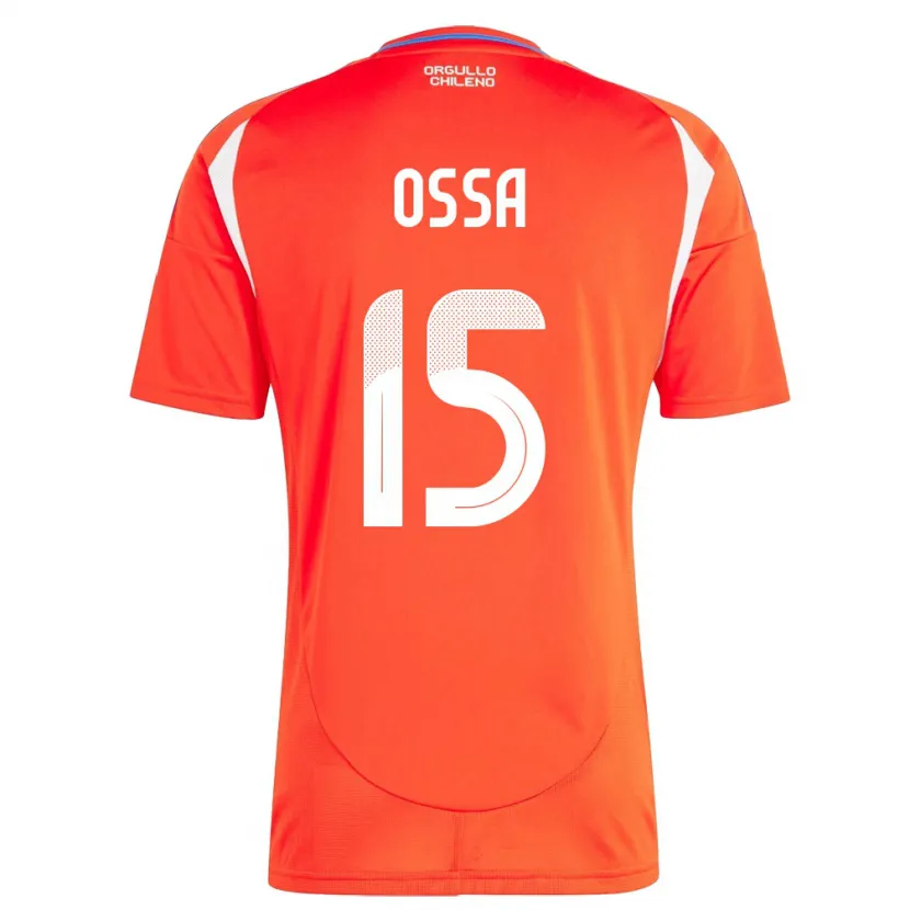 Danxen Kid Chile Diego Ossa #15 Red Home Jersey 24-26 T-Shirt