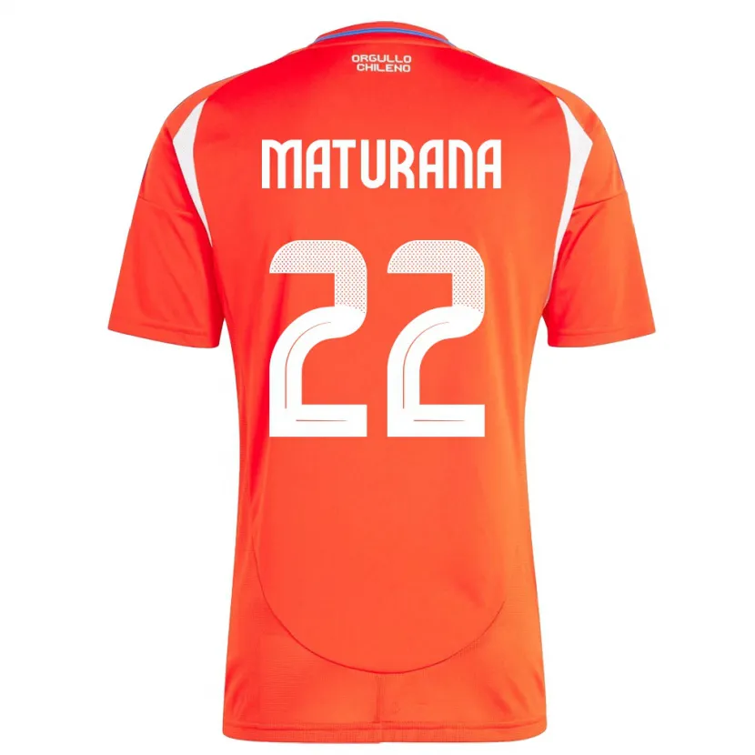 Danxen Kid Chile Martín Maturana #22 Red Home Jersey 24-26 T-Shirt