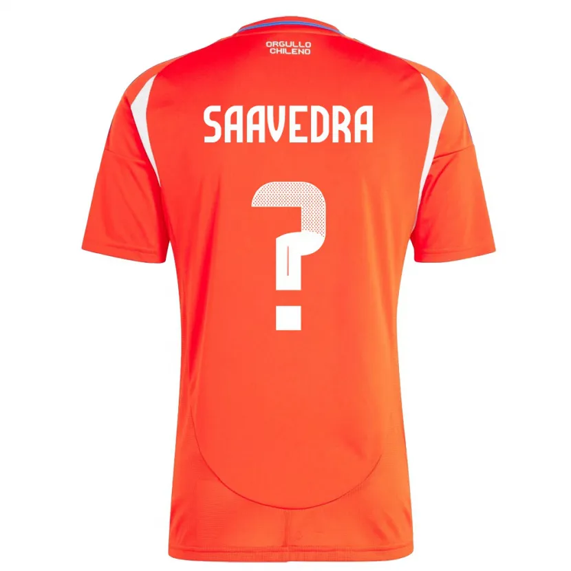 Danxen Kid Chile Danilo Saavedra #0 Red Home Jersey 24-26 T-Shirt