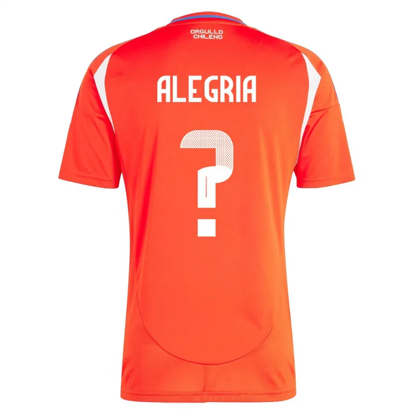 Danxen Kid Chile Ian Alegría #0 Red Home Jersey 24-26 T-Shirt