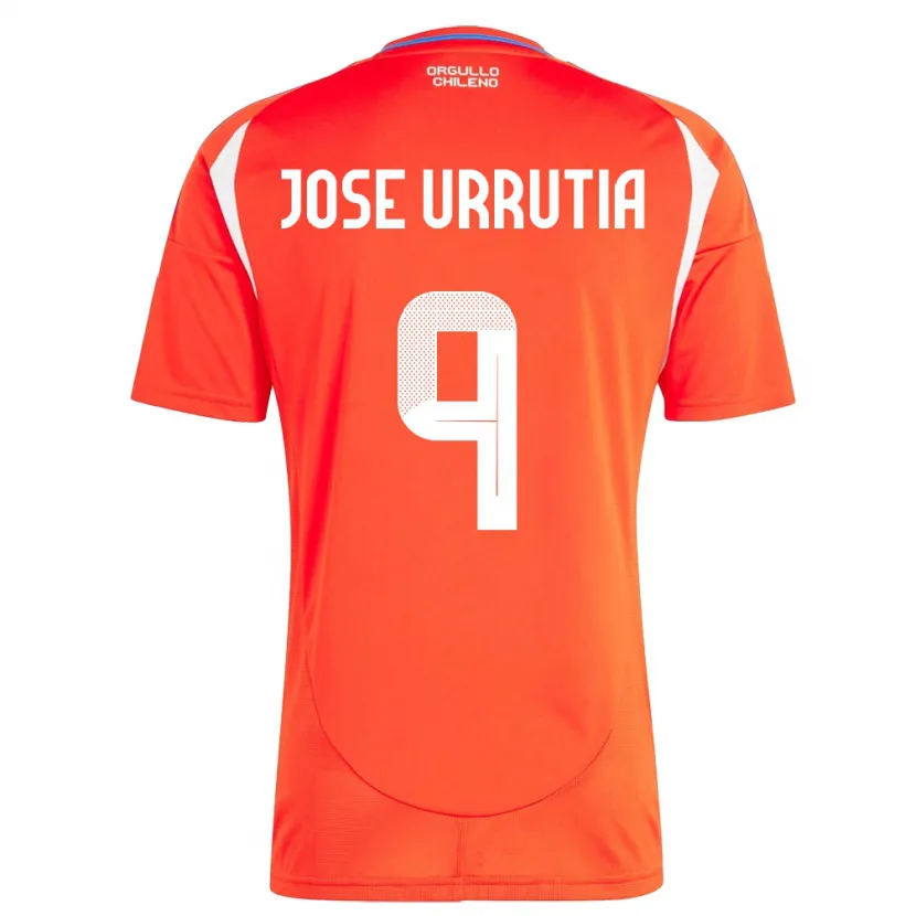 Danxen Kid Chile María José Urrutia #9 Red Home Jersey 24-26 T-Shirt