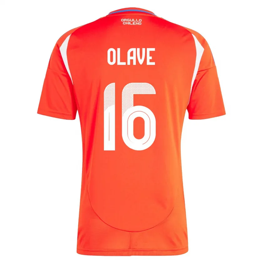 Danxen Kid Chile Isidora Olave #16 Red Home Jersey 24-26 T-Shirt