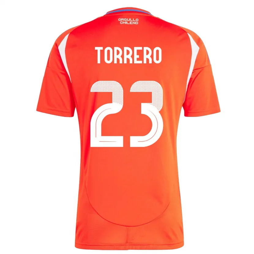 Danxen Kid Chile Ryann Torrero #23 Red Home Jersey 24-26 T-Shirt