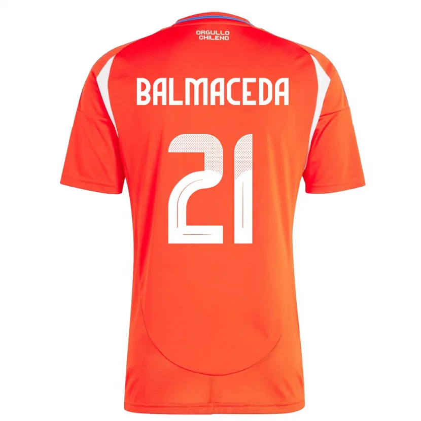 Danxen Kid Chile Rosario Balmaceda #21 Red Home Jersey 24-26 T-Shirt